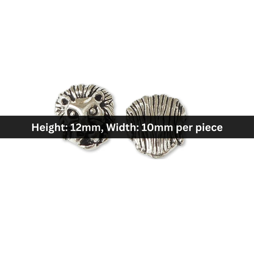 12x10 mm | Lion Face Charm
