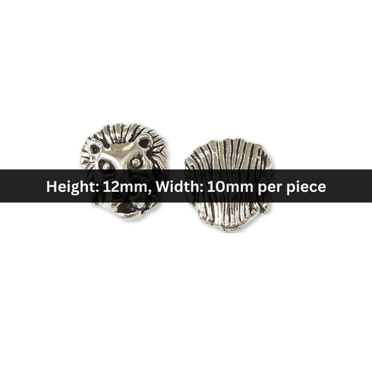 12x10 mm | Lion Face Charm