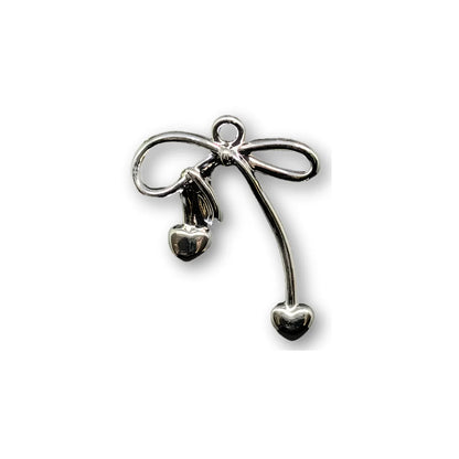 Stainless Steel | 21x23 mm | Charms - Bow