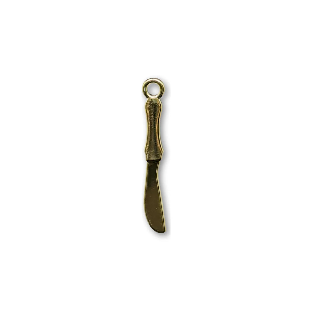 Stainless Steel | 30x5 mm | Pendant Knife Bronze