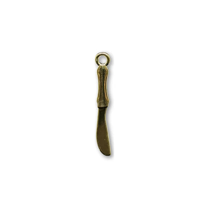 Stainless Steel | 30x5 mm | Pendant Knife Bronze