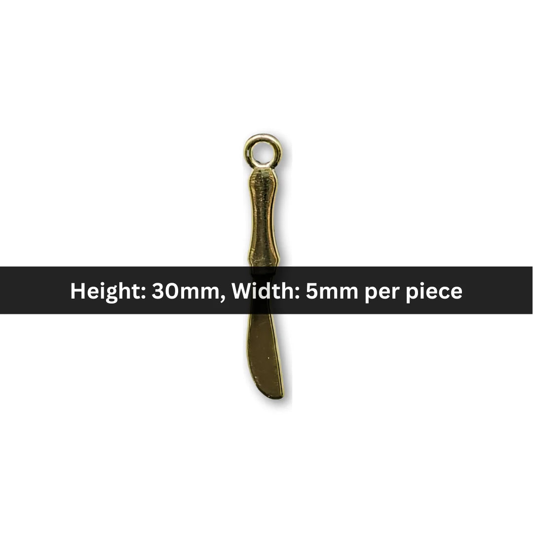 Stainless Steel | 30x5 mm | Pendant Knife Bronze