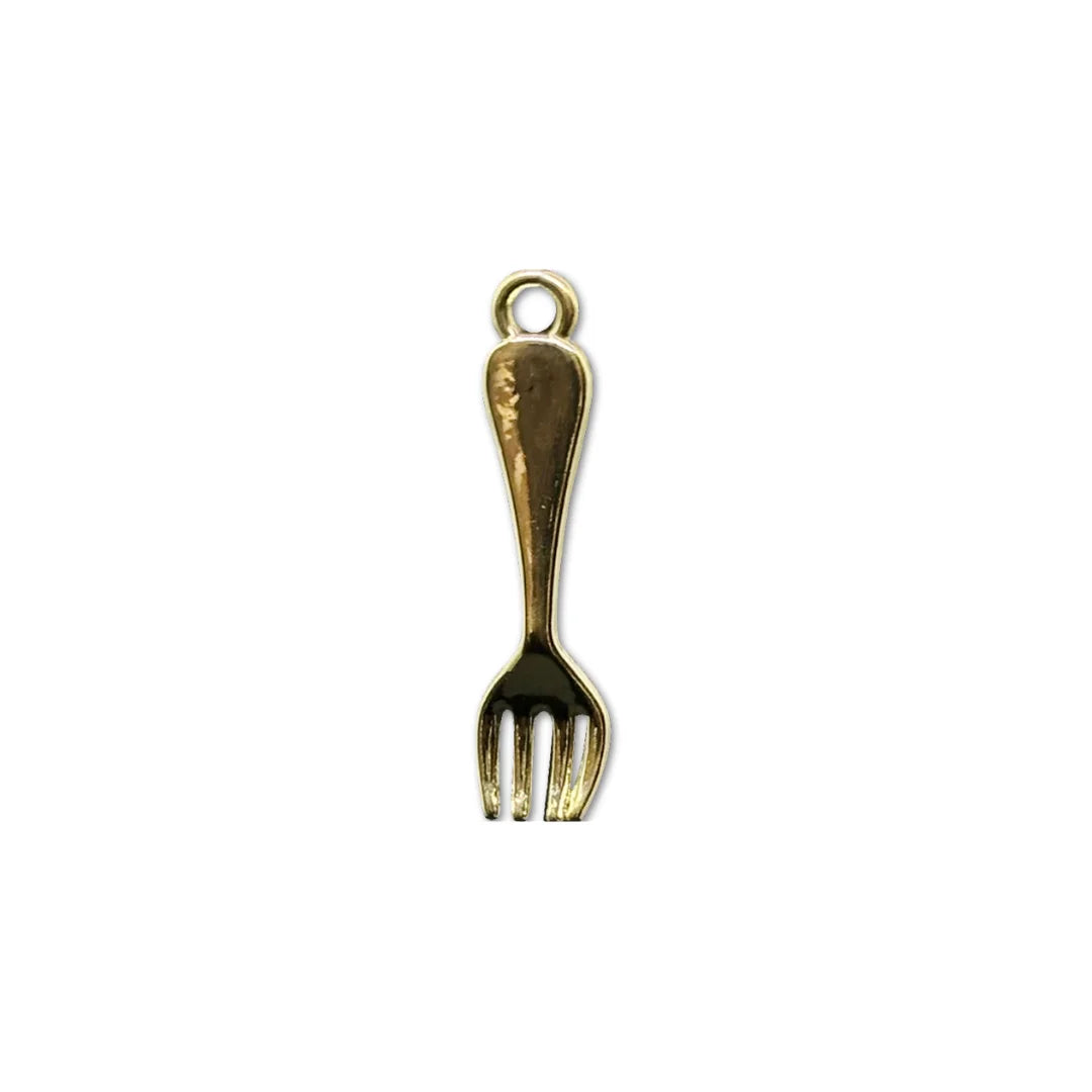 Stainless Steel | 32x7 mm | Mini Fork Charm