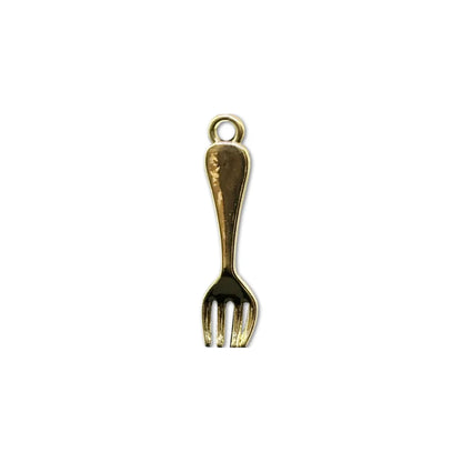 Stainless Steel | 32x7 mm | Mini Fork Charm