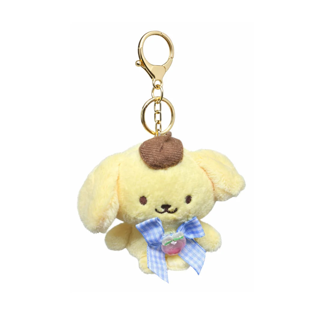 Mini Pompompurin with Bow Keychain