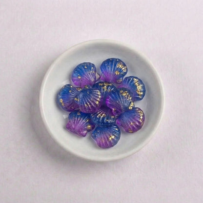 Frosted | Mini Colorful Shell Shape Beads