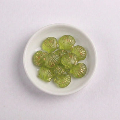 Frosted | Mini Colorful Shell Shape Beads