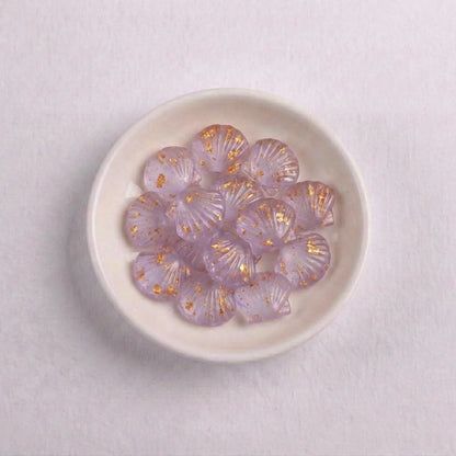 Frosted | Mini Colorful Shell Shape Beads