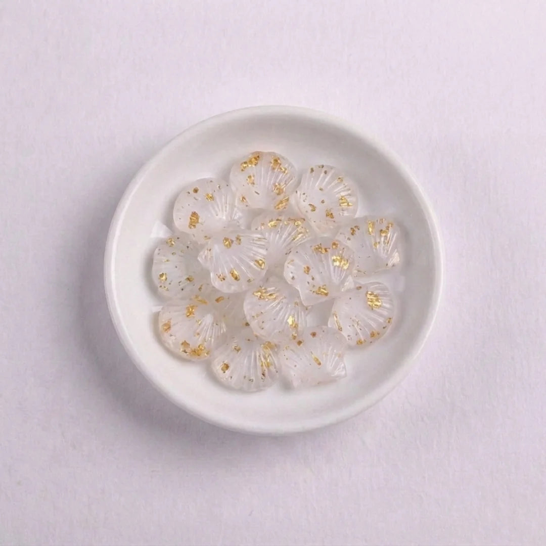 Frosted | Mini Colorful Shell Shape Beads
