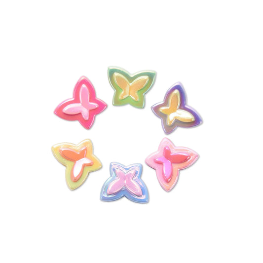 Acrylic | Multicolor Butterfly Bead