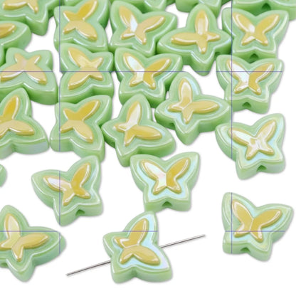 Acrylic | Multicolor Butterfly Bead