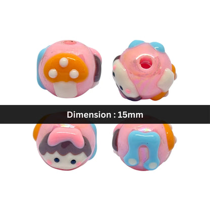 Mushie Pop Bead | 15mm