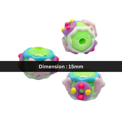 Pastel Bow Bead | 15mm