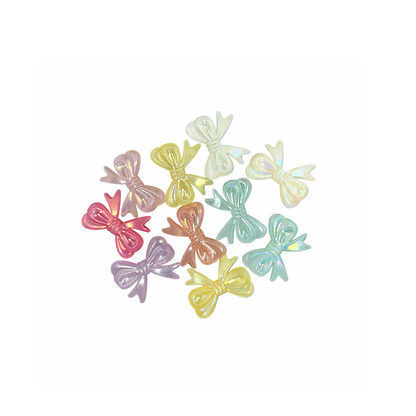 Acrylic | 21x28 mm | Pastel Resin Bow Beads