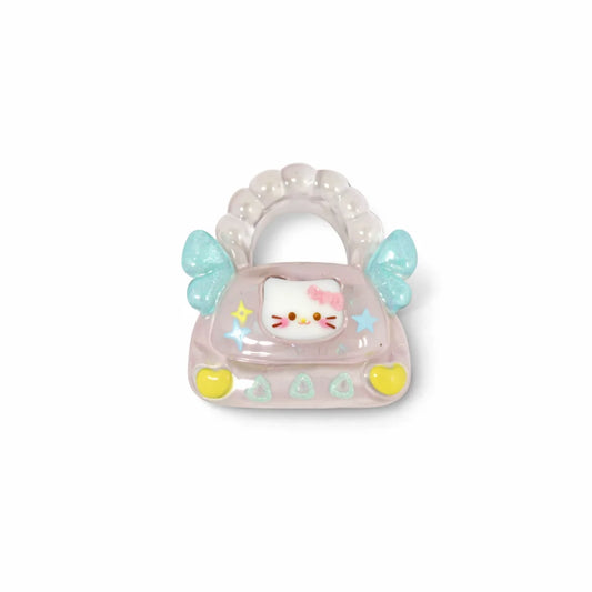 Acrylic | 21x19 mm | Pastel Handbag With Bunny
