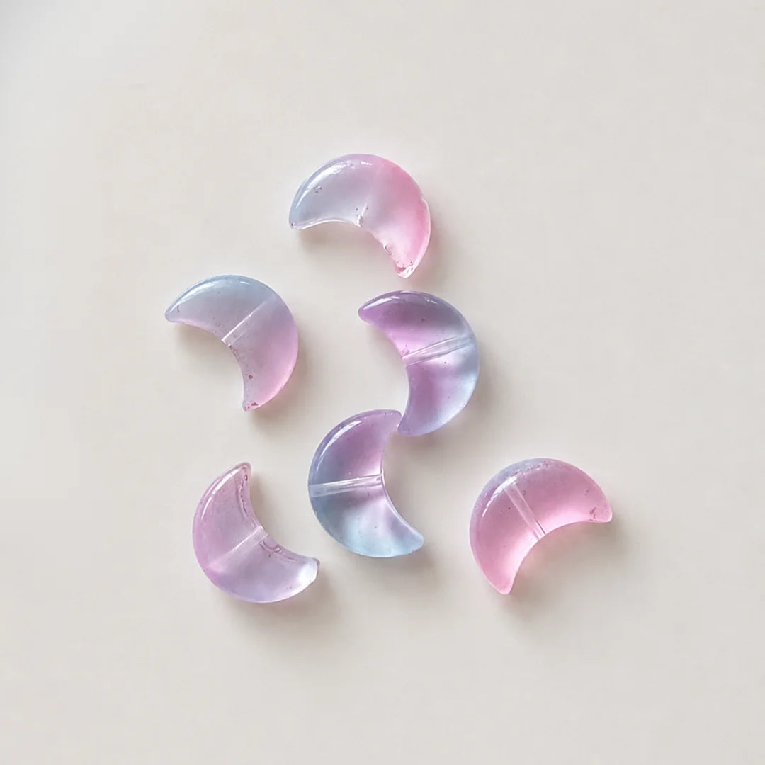 Moon Glass Beads