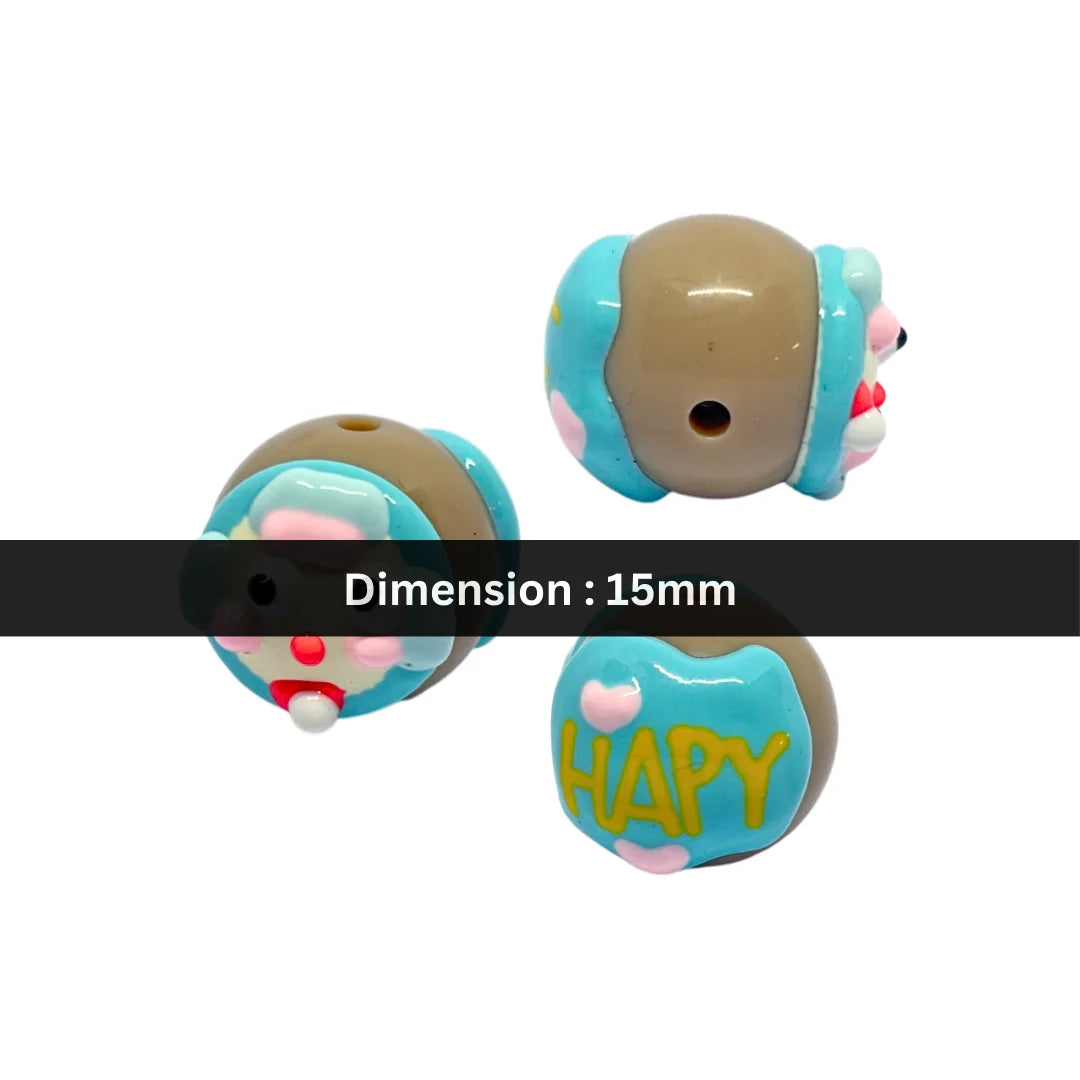 Playful Kawaii Bead | 15mm