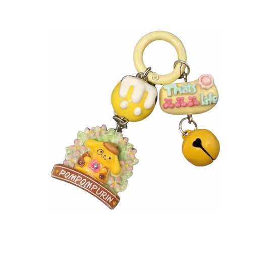Pompompurin Cartoon Theme Keychain