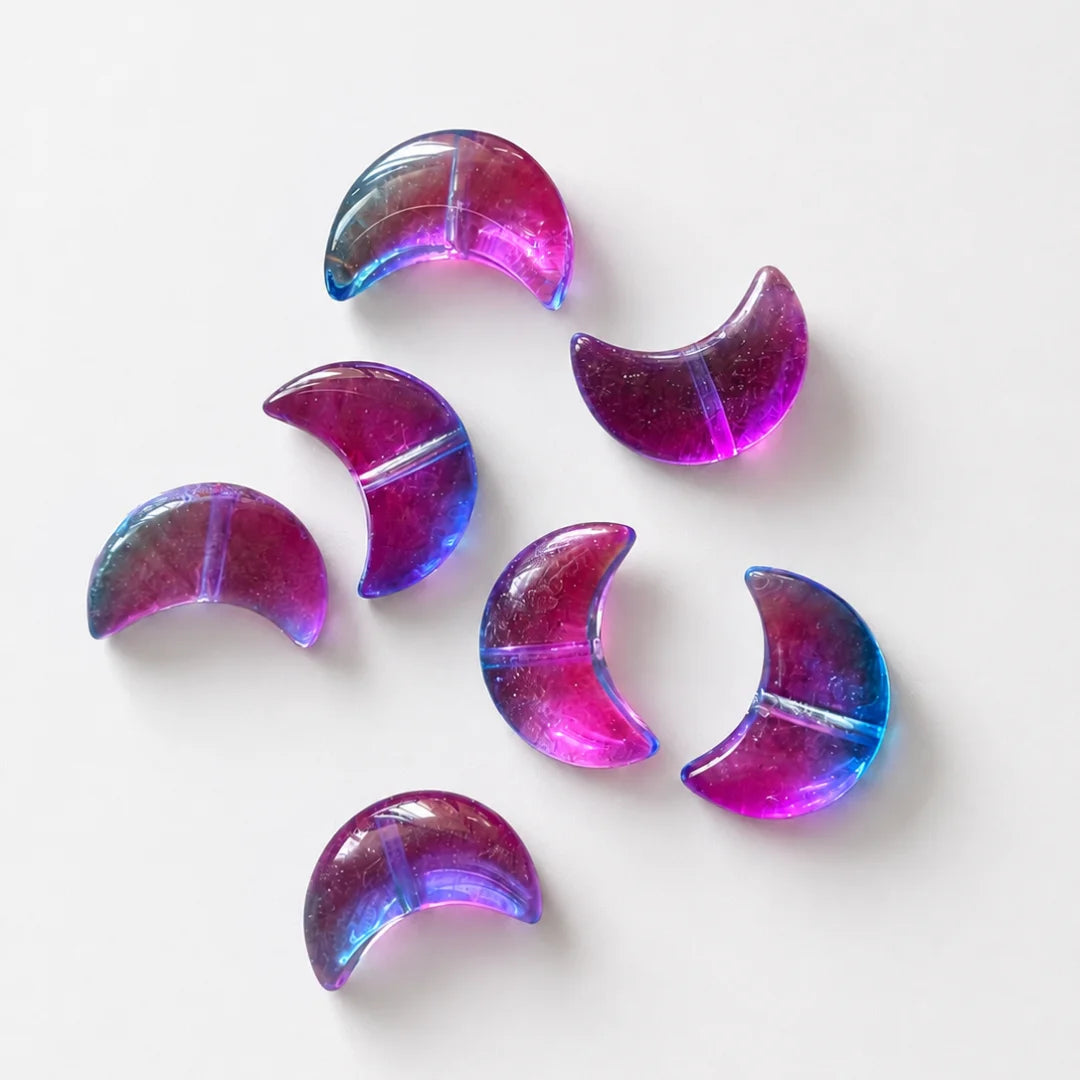 Moon Glass Beads