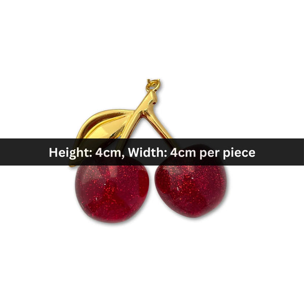 Acrylic | 40x40 mm | Red Cherry Charm