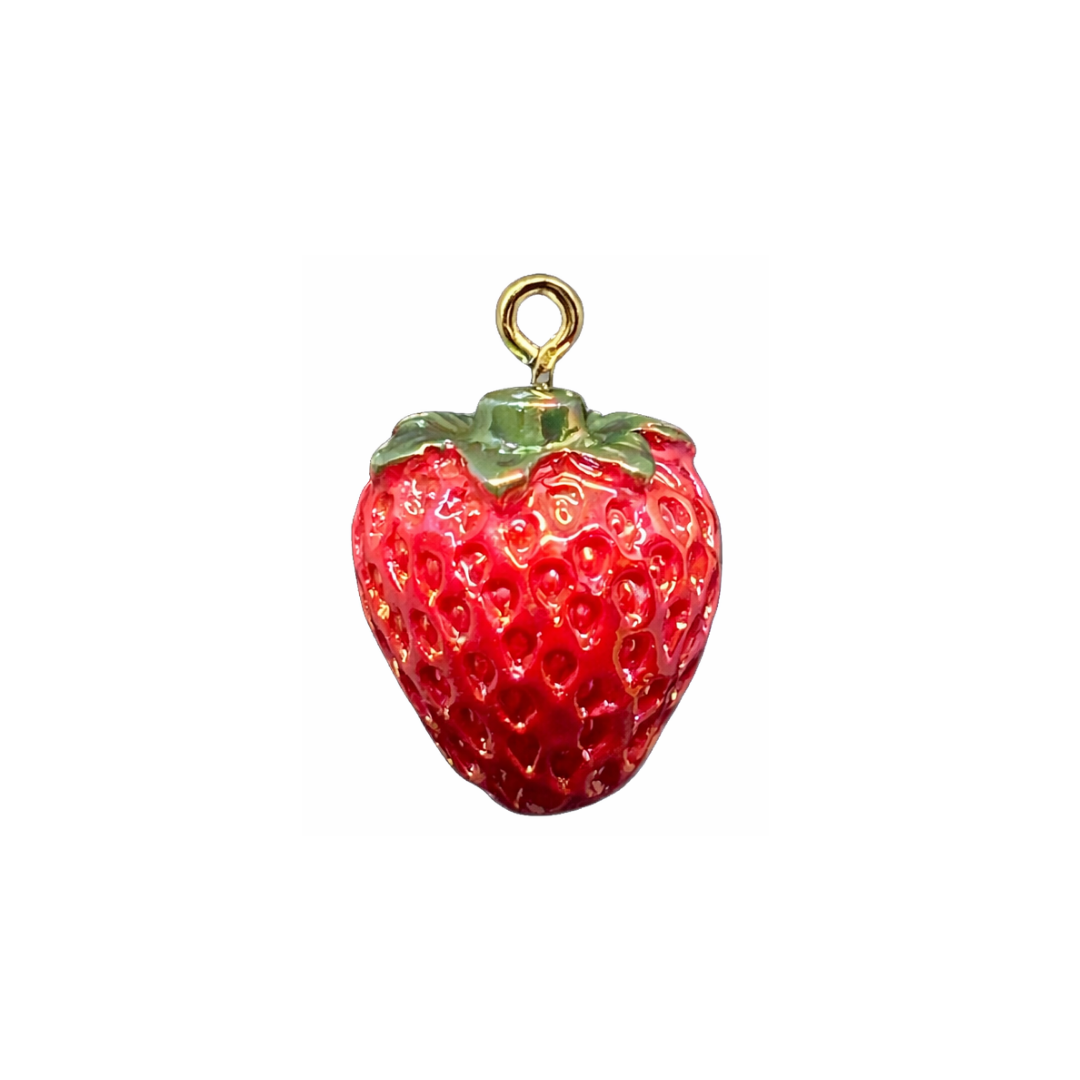 Acrylic | Red Strawberry Charm