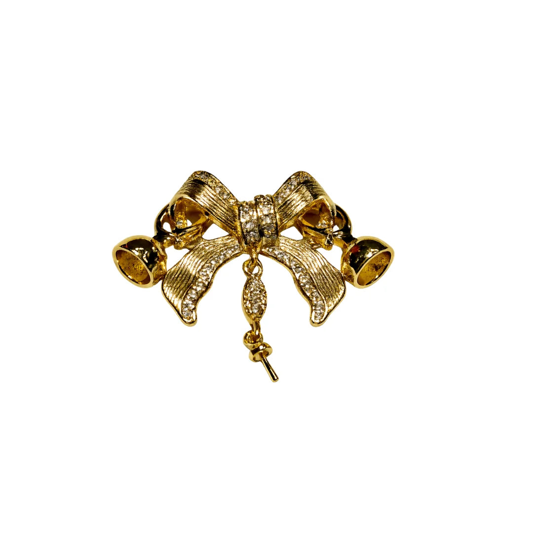 Stainless Steel | 28x40 mm | Regalia Bow Charm