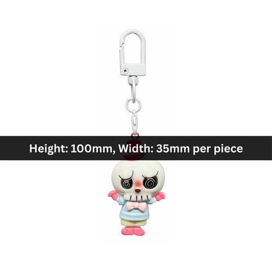 Sadie Clown Doll Keychain