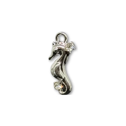 Stainless Steel | 14x3 mm | Seahorse Charm