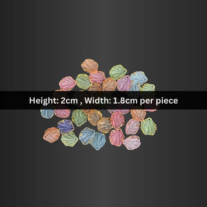 Acrylic | 20x18 mm | Shell Shaped Beads