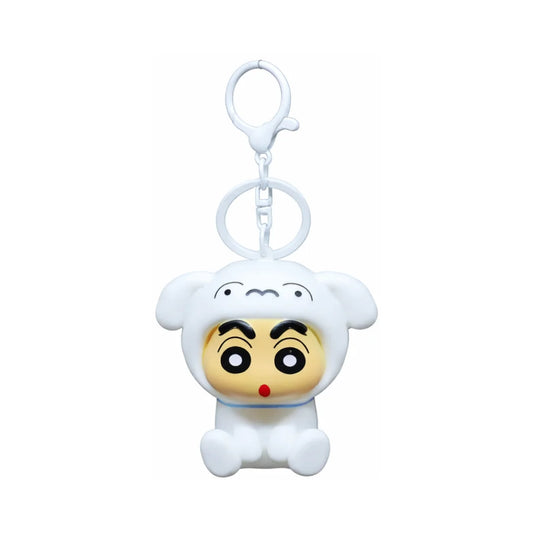 Shin-Chan Keychain In Dog Costume