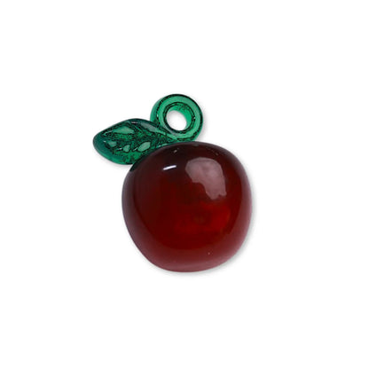 Acrylic | 15x12 mm | Shiny Resin-Style Apple Charm