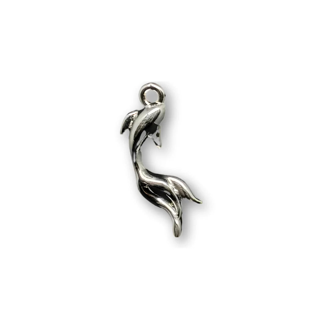 Stainless Steel | 17x9 mm | Dolphin Pendant Charm
