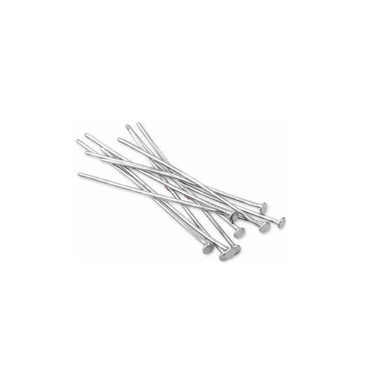 Stainless Steel | 30x1 mm | Silver Finished Head Pins