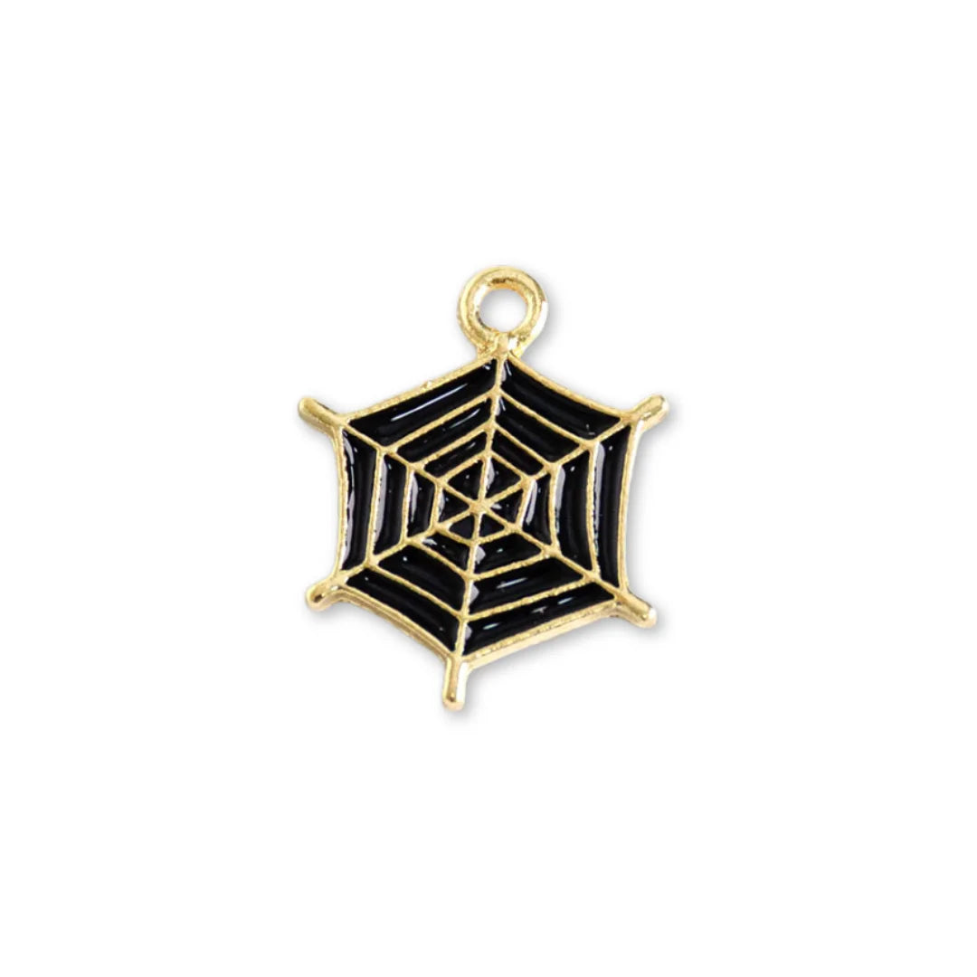 20x15 mm | Spiderweb Charm