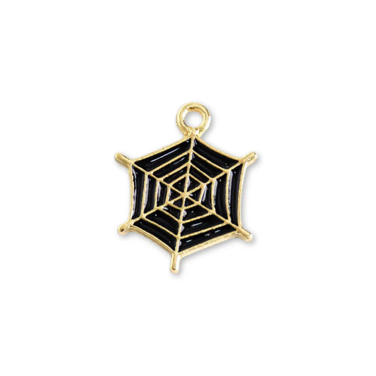 20x15 mm | Spiderweb Charm