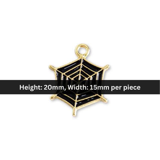 20x15 mm | Spiderweb Charm