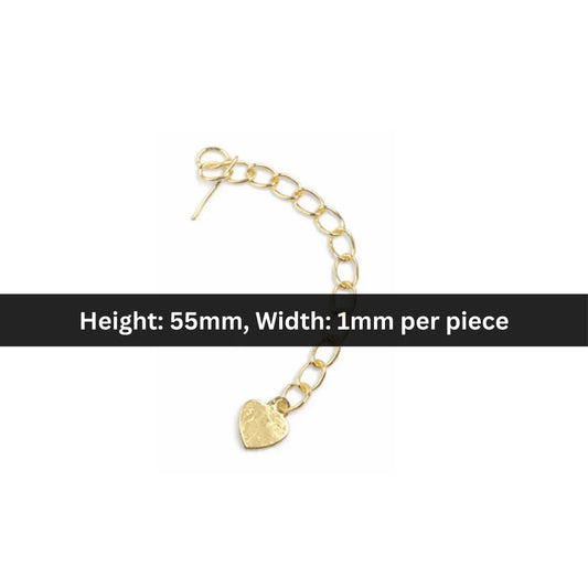 Stainless Steel | 55x1 mm| Bracelet Chain Extenders