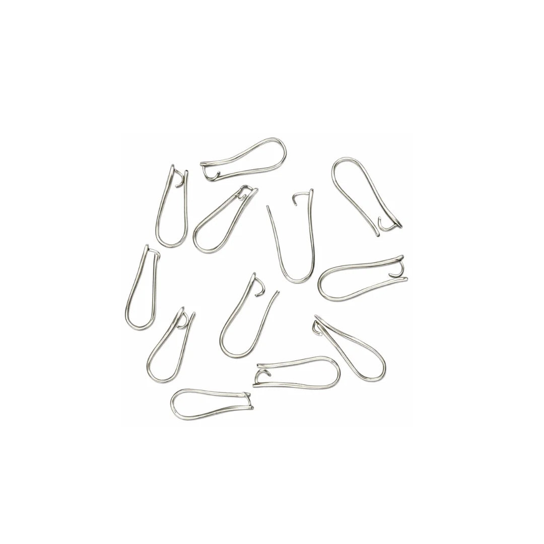 Stainless Steel | 20x7 mm | Pair of Ear Hook Style - 01