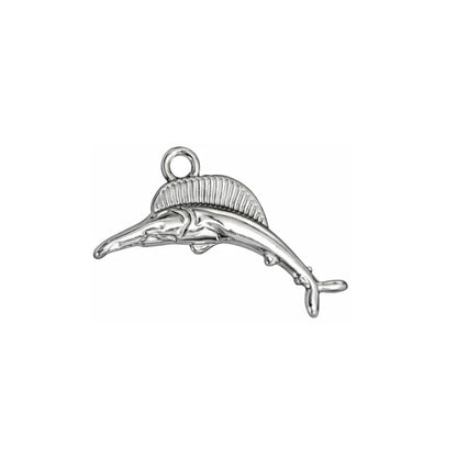 Stainless Steel | 29x10 mm | Dolphin Charm Style - 02