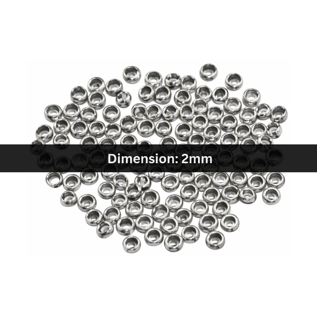 Stainless Steel | 2 mm | Round Beads Style 02