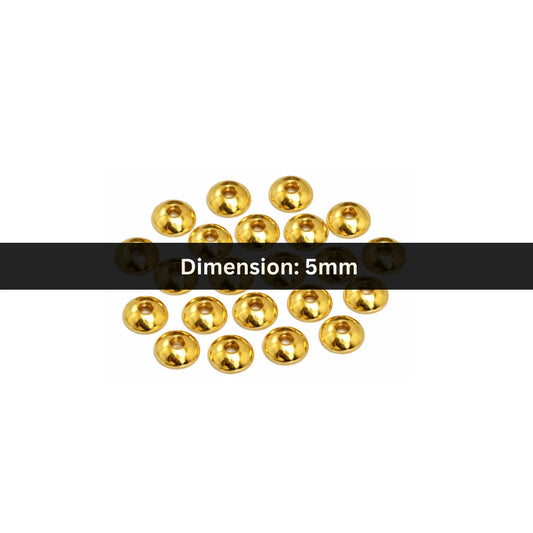 Stainless Steel | 5 mm | Rondelle Spacers