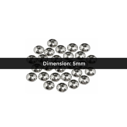 Stainless Steel | 5 mm | Rondelle Spacer