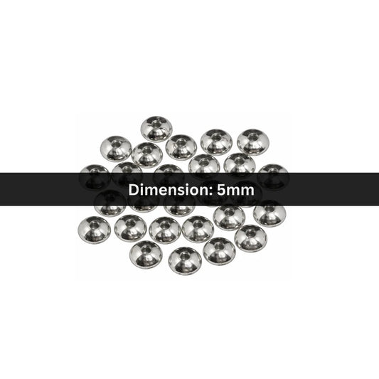 Stainless Steel | 5 mm | Rondelle Spacer