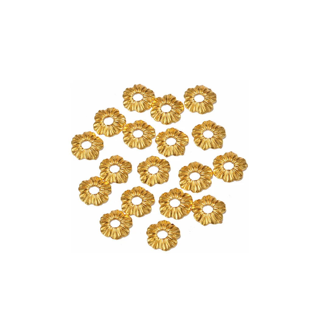 Stainless Steel | 7x7 mm | Sunflower Beads