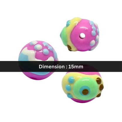 Sugar Wave Bead - Style 02 | 15mm