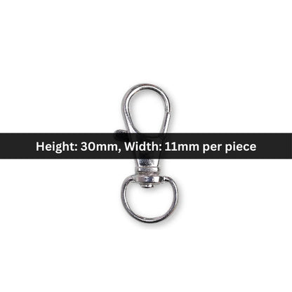 Swivel Lobster Clasp Clip Hook - Style 02 | 30x11 mm