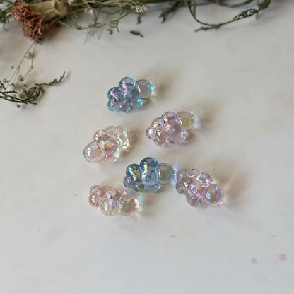 30x22 mm | Iridescent  Bubble Bead