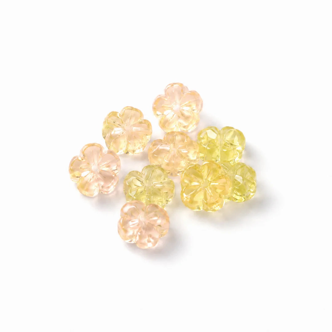 12 mm | Four Leaf Clover Glass Beads