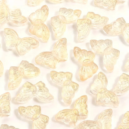 Glass Butterfly Beads