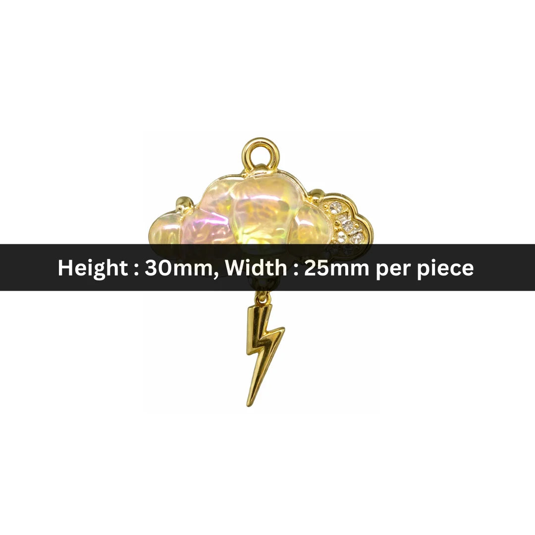 Stainless Steel | 30 x25 mm | Thundercloud Charm